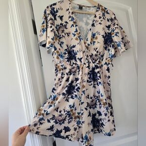 Floral Wrap Dress